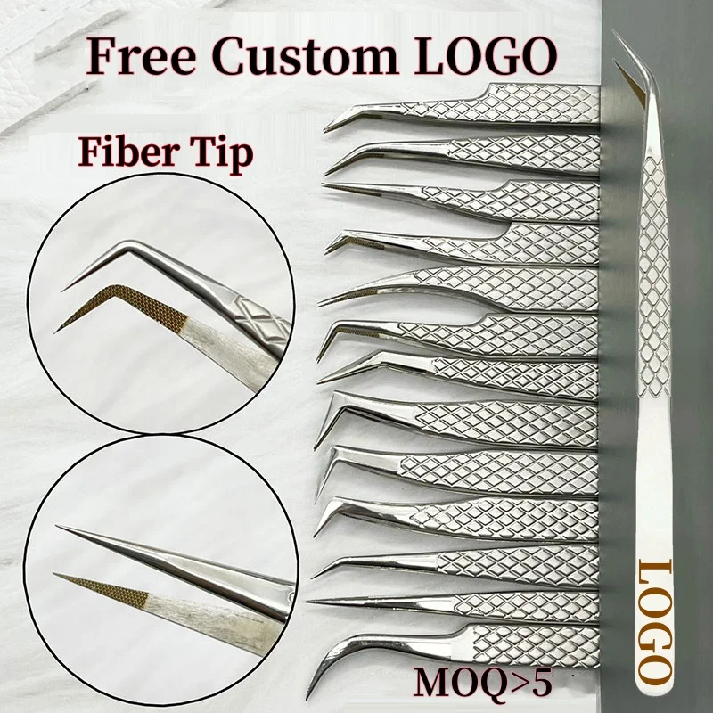 Nanometer Fiber Tip Valse Lash Pincet voor wimperverlenging Mega Volume perfecte close tip Boot isolatie Artist Makeup Tools