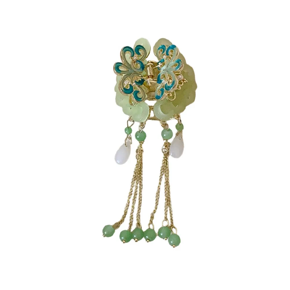 

Personalized Tassels Butterfly Hair Clip Antique Style Grab Clip Chinese Style Hair Claw Small Mini Cute Hairpin Girl