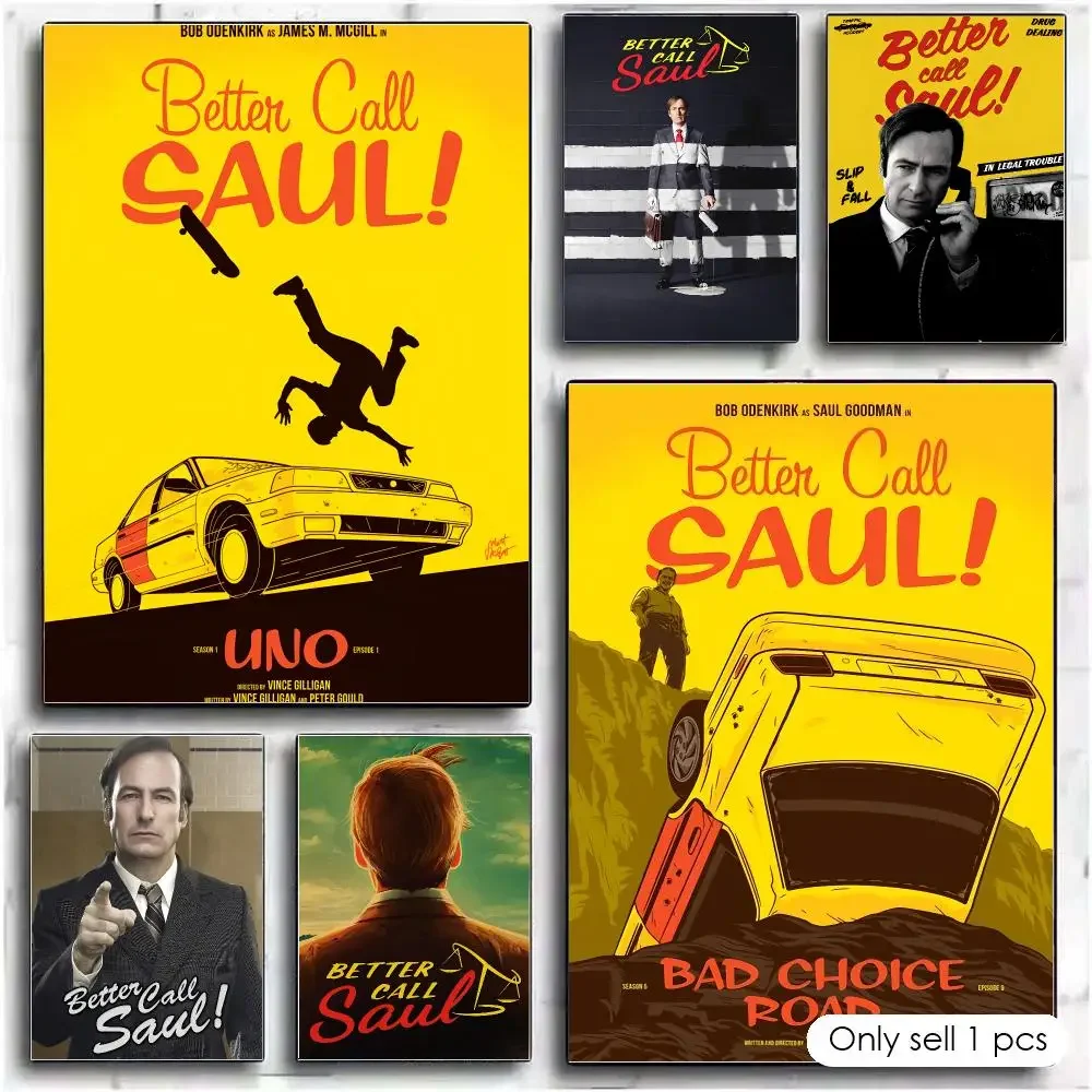 TV Series B-Better Call Saul Poster Modern PP Paper Wall Art Sticker Minimalist Decorative for Home Wall Decor Gift