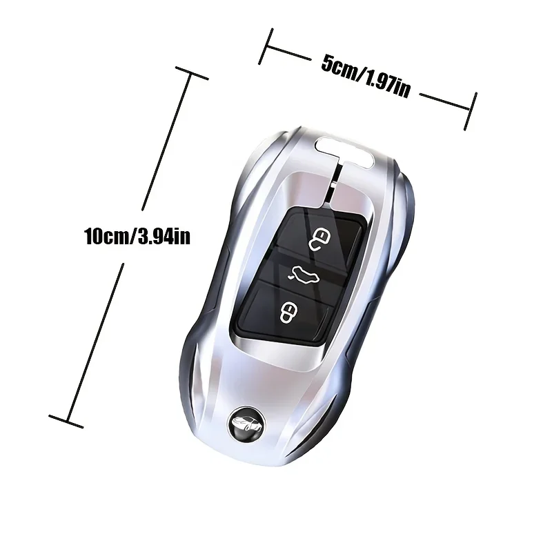 Car Key Case Protective Cover Shell with Buckle Applicable for 2026 Volkswagen Magotan B8 330T Luxury New Model Key Accessories