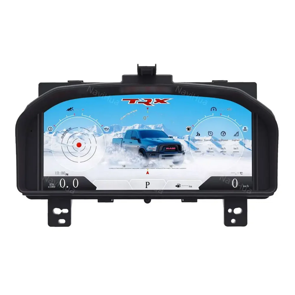 NaviHua New Arrival For Dodge RAM 2008 2018 Car Digital Cluster Instrument Auto Gauge Speedometer Virtual Cockpit LCD Dashboard