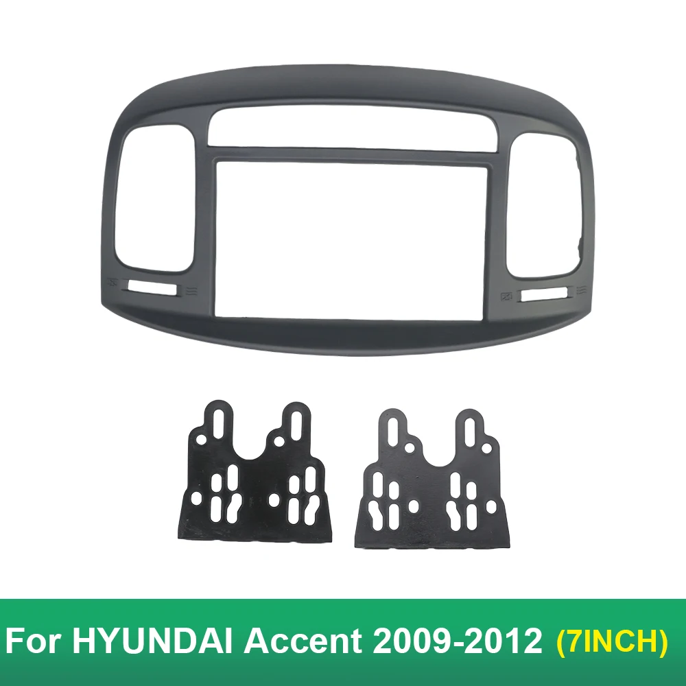 For HYUNDAI Accent 2009-2012(7Inch)Car Radio Fascias Android GPS MP5 Stereo Player 2 Din Head Unit Panel Dash Frame Installation