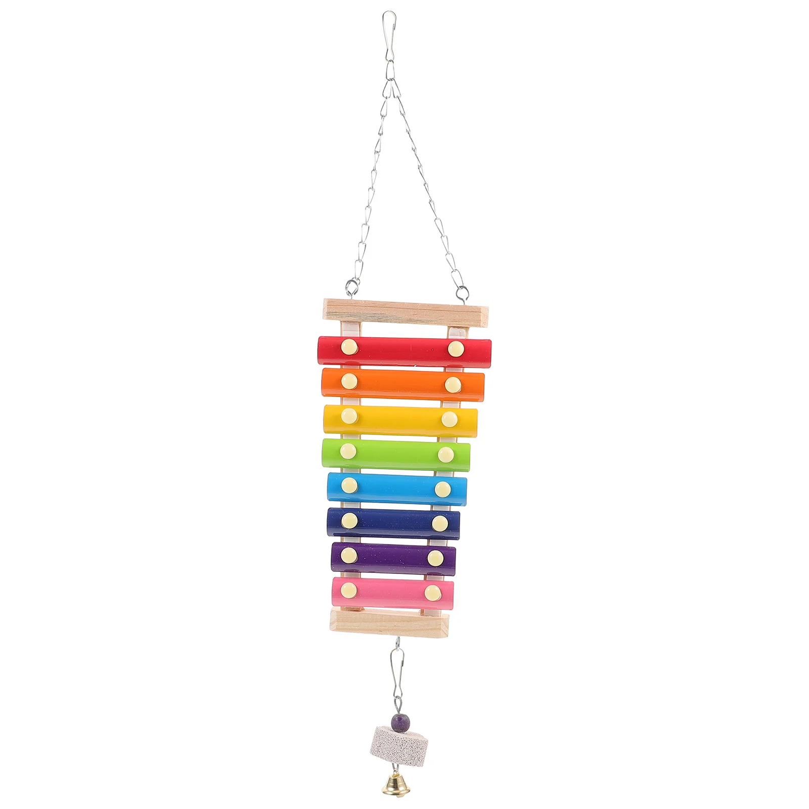 Children's Toys Birds Decor Xylophone for Parakeets Cage Parrot Accessories Funny Cockatiel Hanging Plaything