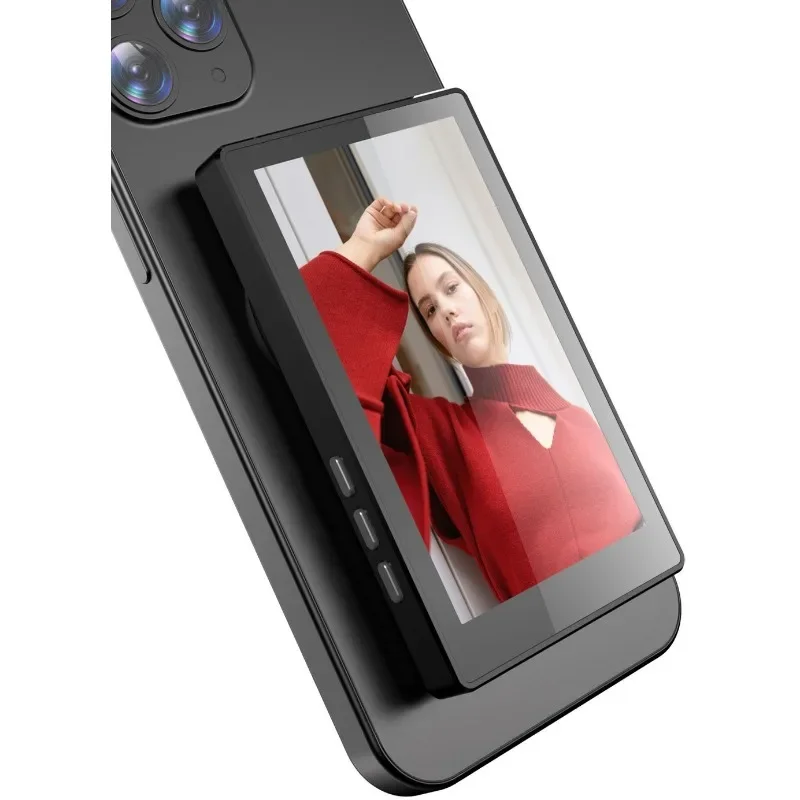 Focusing mobile phone selfie display, rear selfie travel photo same screen device