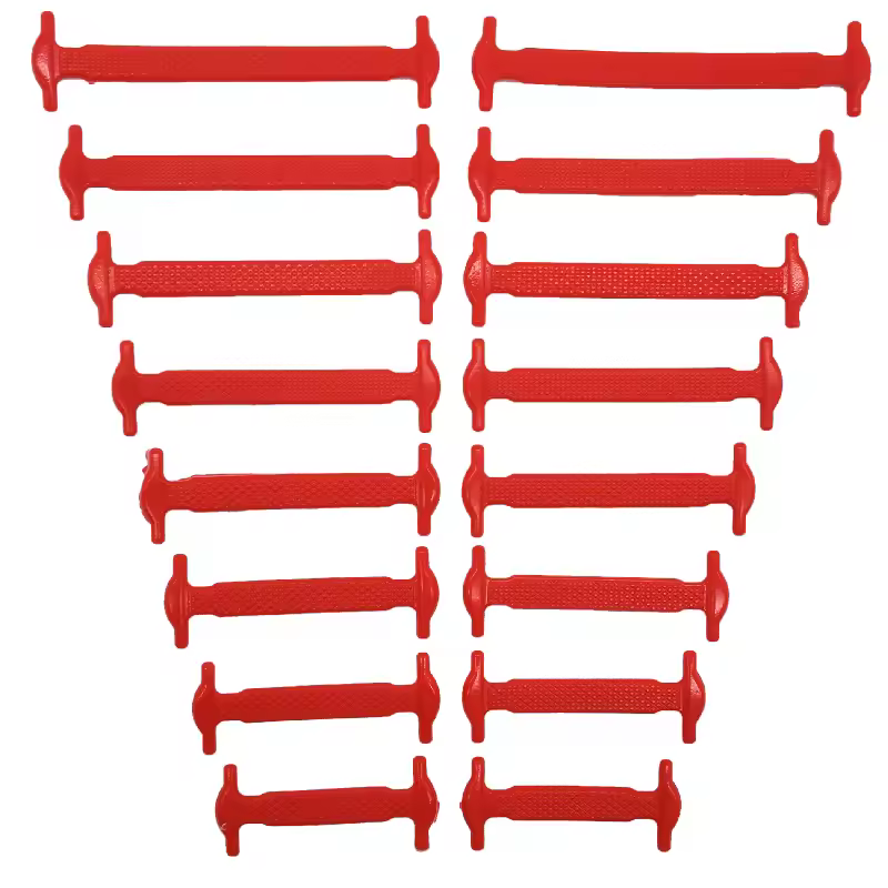 16pcs/lot Silicone Shoelaces No Tie Shoelaces 12 colors Elastic Lace Shoelace Creative Lazy Silicone Laces Rubber Lace - Image 17