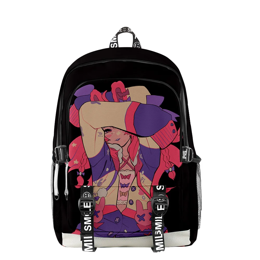 VTuber Pipkin Pippa Anime Zipper Backpack School Bag Unique Daypack Traval Bag Oxford Cloth