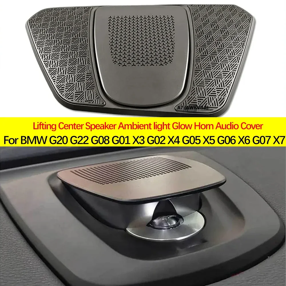 G20 G22 G08  Lifting Center Speaker Ambient light For BMW G20 G22 G08 G01 X3 G02 X4 G05 X5 G06 X6 G07 X7 Glow Horn Audio Cover