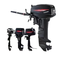 4 Stroke Outboards Motor 4.0HP-20.0HP Petrol Marine Engine Tiller Control Boat Engine Short and Long Shaft for Boat Canoe