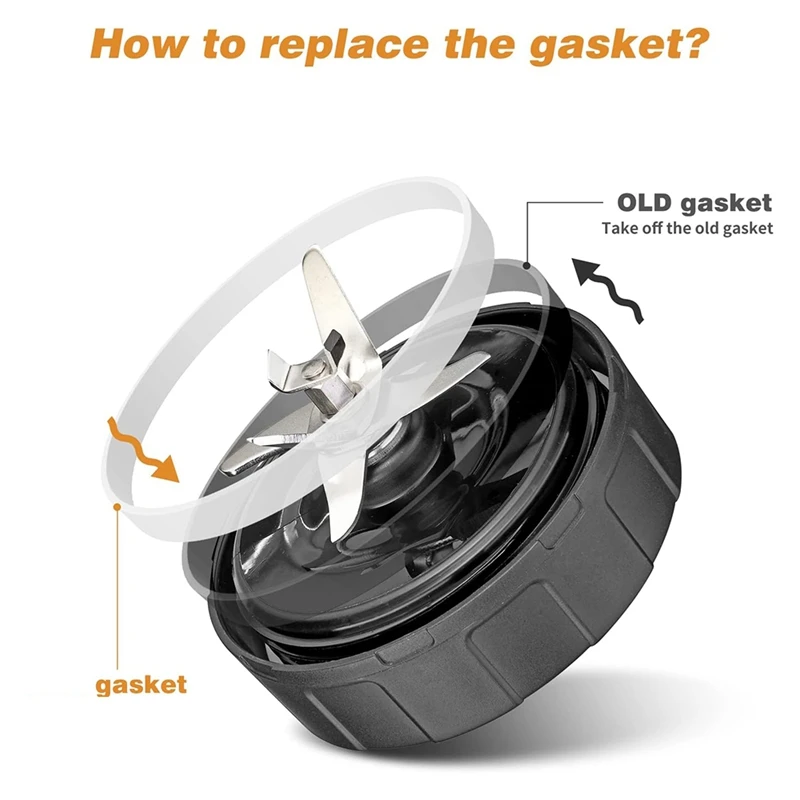 قطع غيار شفرة الخلاط لنينجا ، 7 زعانف لنينجا SS101 ، SS351 ، SS401 ، SS151 ، SS300 ، SS35