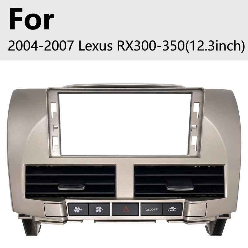 12.3inch Car Panel Audio Dashboard For Lexus RX300-350 2004-2007 Car Stereo Fascia With Harness Canbus