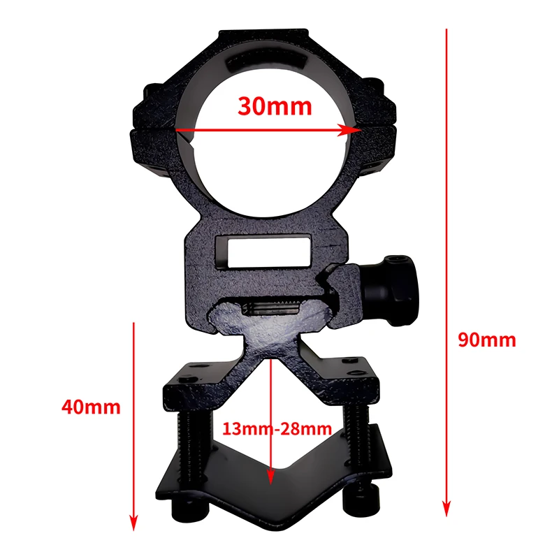 Universal Metal Rail Clip 30mm/25mm/20mm Rail Mount Tactical Laser C8 Flashlight Hunting Ar15 Universal Gun Rail Bracket 501B