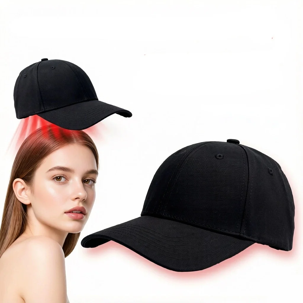 70 LEDs Red & Blue Light Cap for Hair Care – Scalp Massage & Heating For Men Women