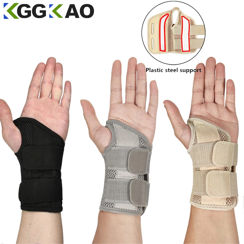 

Fitness Thumb Wrist Brace Wraps Carpal Tunnel Arthritis Tendonitis Sprain Wrist Support Bandage Gym Home Sports Hand Protector