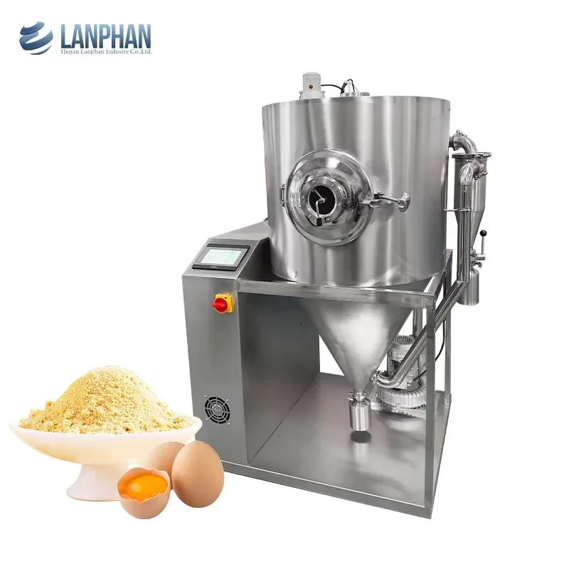 Lab Scale 3L Two-fluid Nozzle PLC Food Processing Herb Honey Stevia Egg Powder Spray Dryer 220V Pump
