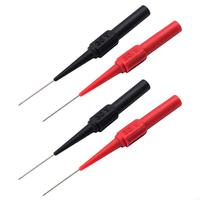 U75F Multimeter Test Probe Back Probes Insulation Piercing Needle 0.7mm 30V 4Pcs