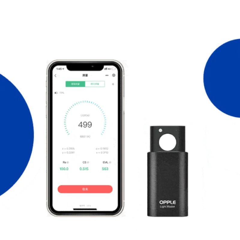 

Light Master Pro оригинальный OPPLE Light Lux Meter фонарик CRI мерцающий измеритель Bluetooth IOS Android приложение беспроводной датчик освещения