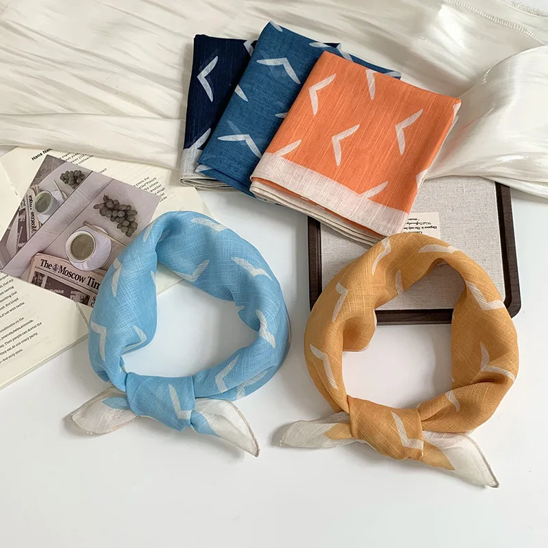 

58*58cm Ladies Sweet Soft Square Hair Scarf Hairscarf Headscarf Handkerchief Bandanas Turban Shawl Wrap Headband Accessorries
