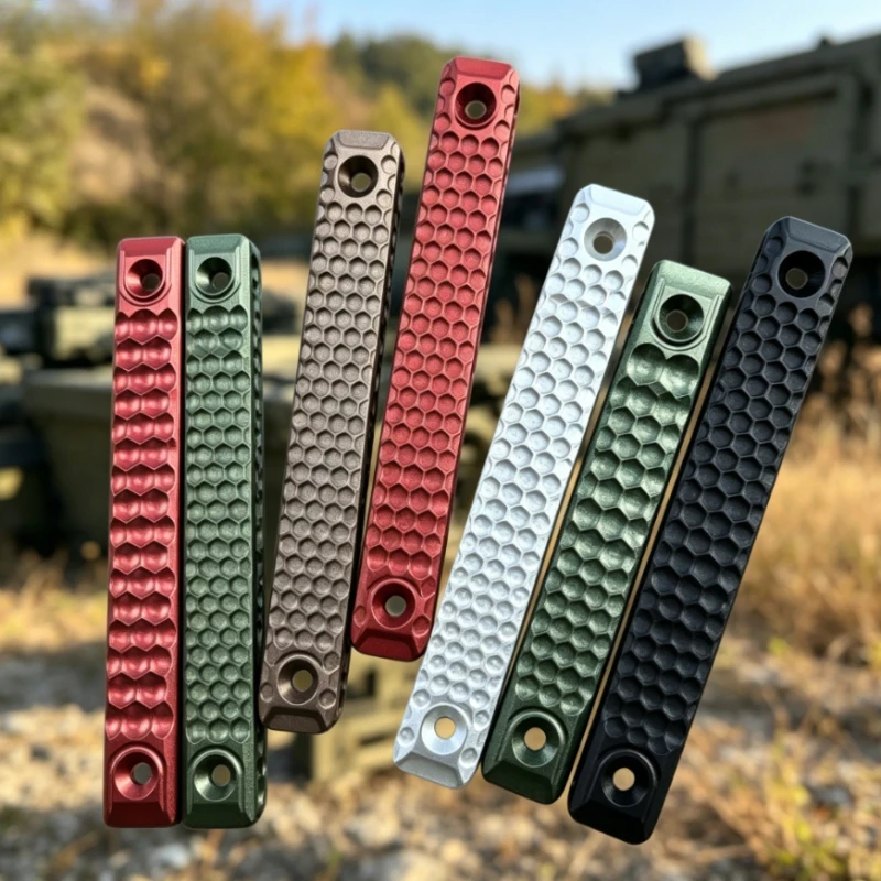 Nouvelles protections de poignets CNC en métal MLOK 2026, motifs Matrix, Dune, Dragon Scale, Pop, Honeycomb pour rail SLR MK8, accessoire tactique