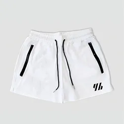 Sports  Quick Drying Stretch Breathable Shorts Summer Outdoor Fitness Mid-waist Male Adult No Lining Three Minute Shorts