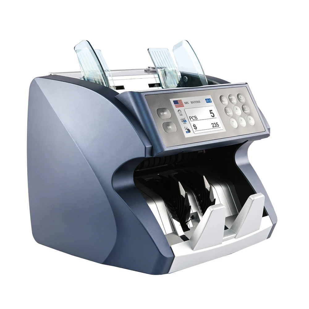 Mixed Value Bank Note Machine IR Technology Support value counting money counter machine