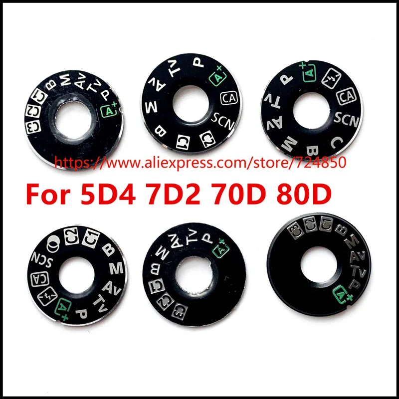 5D4ฝาครอบด้านบนปุ่มโหมด Dial สำหรับ Canon 5D Mark IV ชิ้นส่วนซ่อมกล้องหน่วย7D2 70D 80D ฝาครอบด้านบน