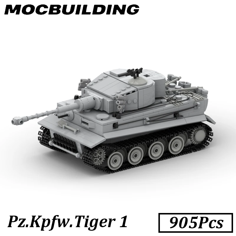 

WW2 Panzerkampfwagen VI Tiger Tanks Collection Tiger Heavy Tank MOC Building Blocks Bricks Toys Gift Display Construction