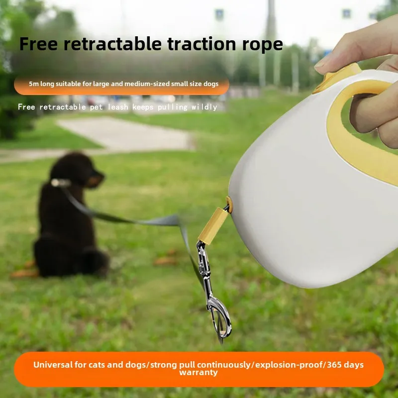 

Dog Walking Leash Automatic Retractable Universal Cats Dog Chain Teddy Harness Small Medium Large Dogs Pet Rope