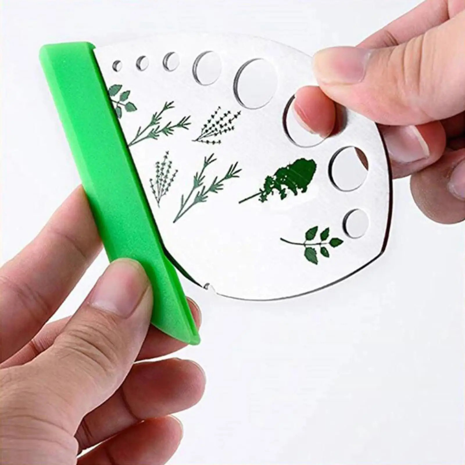 Multifunctional 9 Holes Herb Stripper Thyme Vegetable Cutter