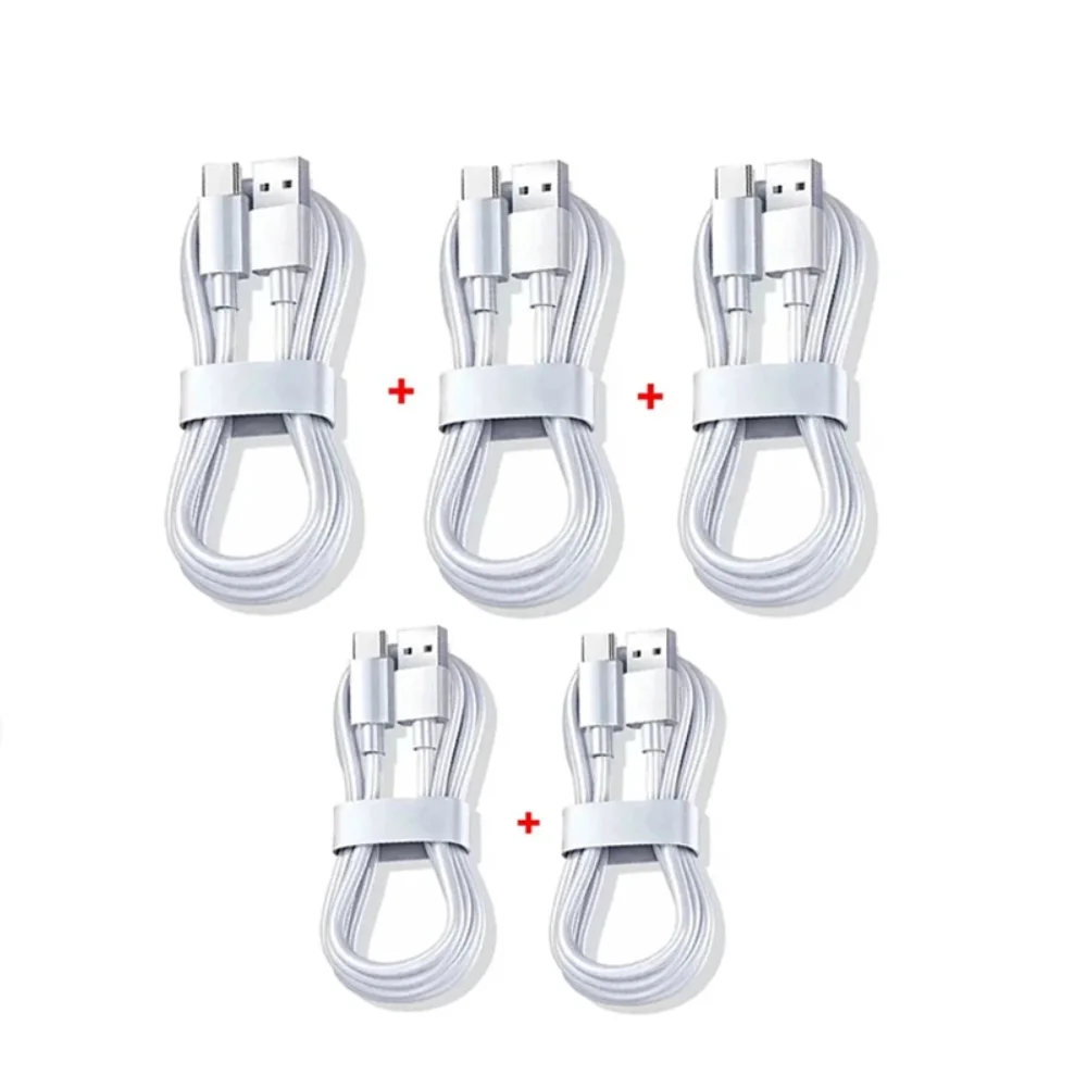 NNBILI 5 Stück Typ C Superschnellladedatenkabel 120 W Schnellladekabel für Samsung Xiaomi Huawei USB C Handy-Datenkabel