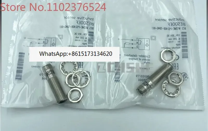 

Бесконтактный переключатель BES00EF BES M12ME-PSC40B-S04G-003, штекер PNP, нормально разомкнутый датчик