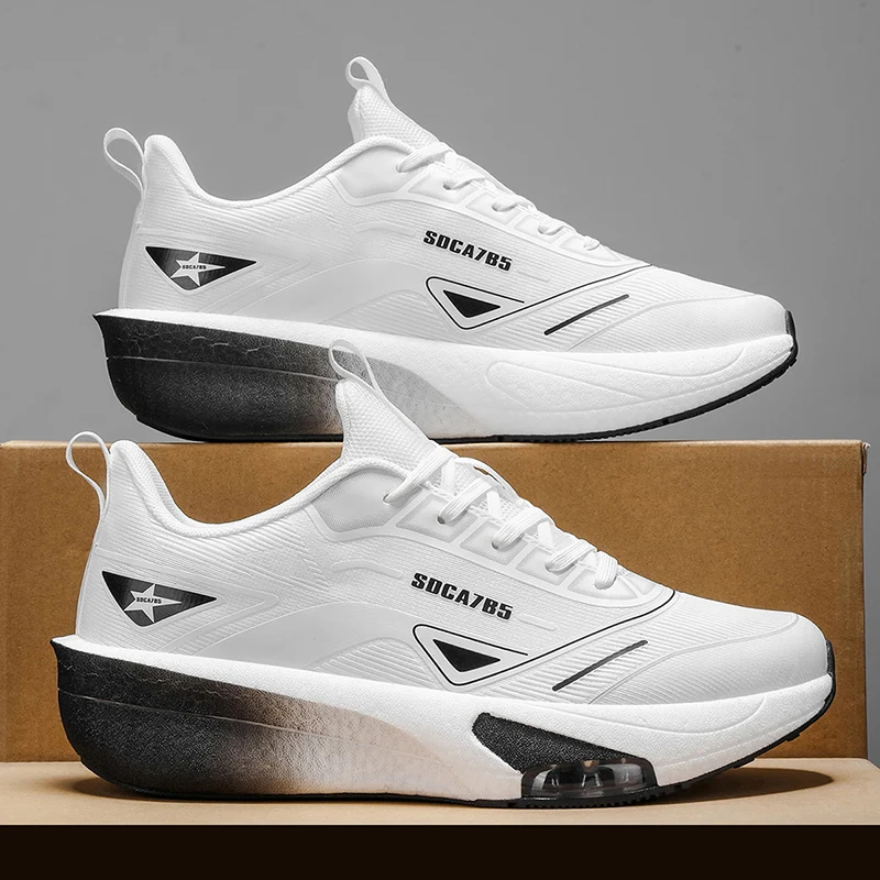 أحذية رياضية كاجوال للرجال، أحذية رياضية كاجوال خفيفة للغاية، أحذية جري للطلاب بنعل سميك ممتص للصدمات - أحذية تنس كاجوال للمشي واللياقة البدنية والمشي لمسافات طويلة - أحذية رياضية مثالية لعشاق الرياضة في الألوان متعددة #2