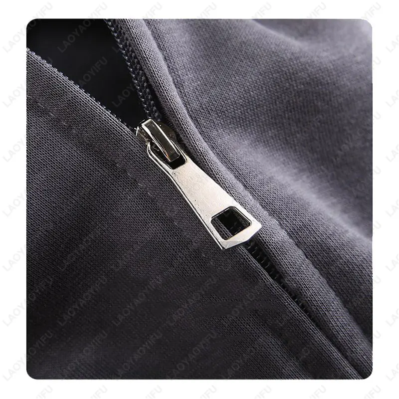 Sudadera con capucha con cremallera a la moda para hombre y mujer, gruesa, de alta calidad, con cremallera, personalidad, personaliza tu logotipo, sudadera de invierno con gráfico