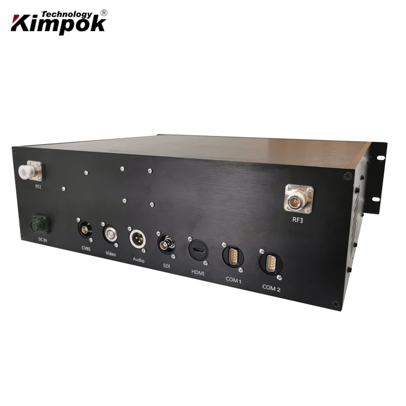 60 Watt Long Range Wireless Video Transmitter COFDM Modulation for Sea Security Forces
