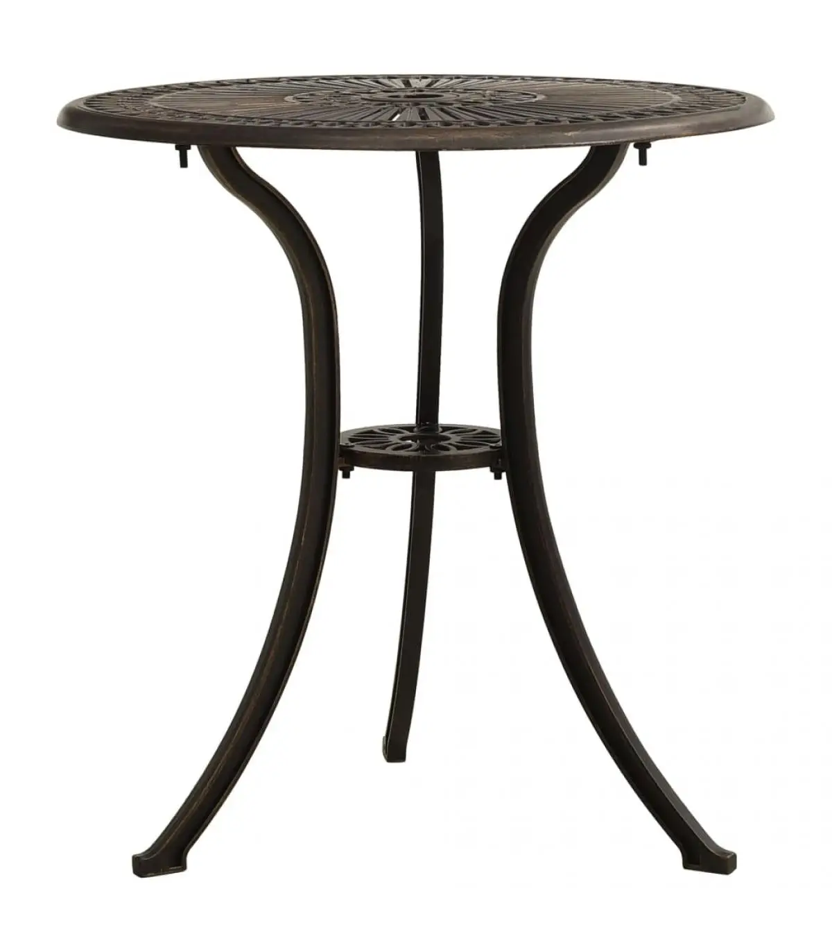 Garden tables garden table cast aluminum color bronze 62x62x65 cm