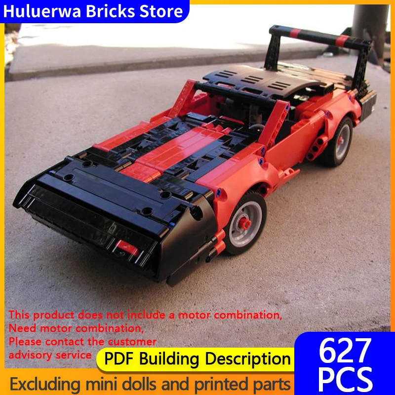 

Модель скоростного гоночного автомобиля MOC, строительные кирпичи, Roadrunner Muscle Car, модульная технология, подарки, праздник, сборка, детские игрушки, костюм