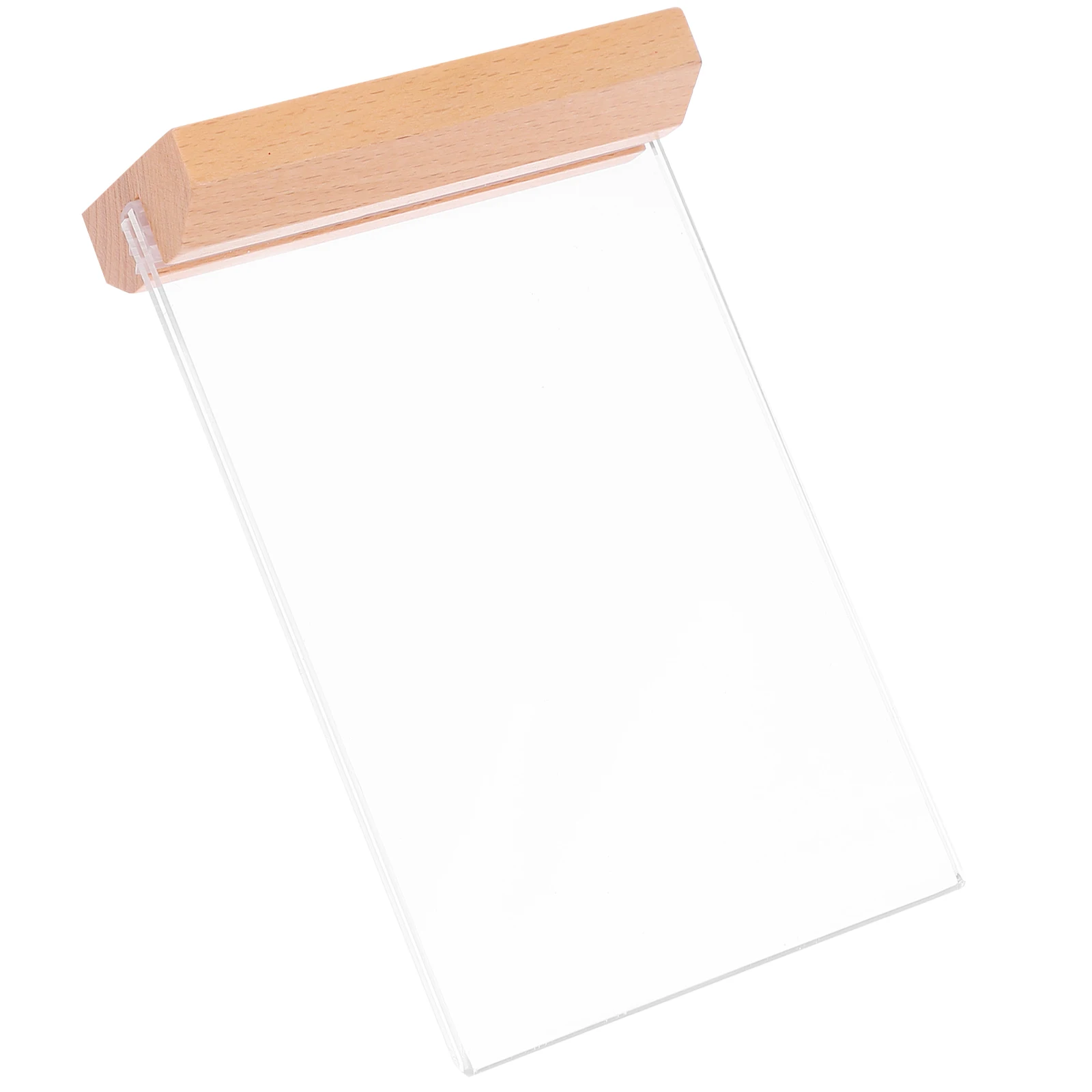 

Stable Sign Holder Vertical Price Display Stand Acrylic Wear-Resistant Lightweight Multi-Function For Supermarket Store Shop