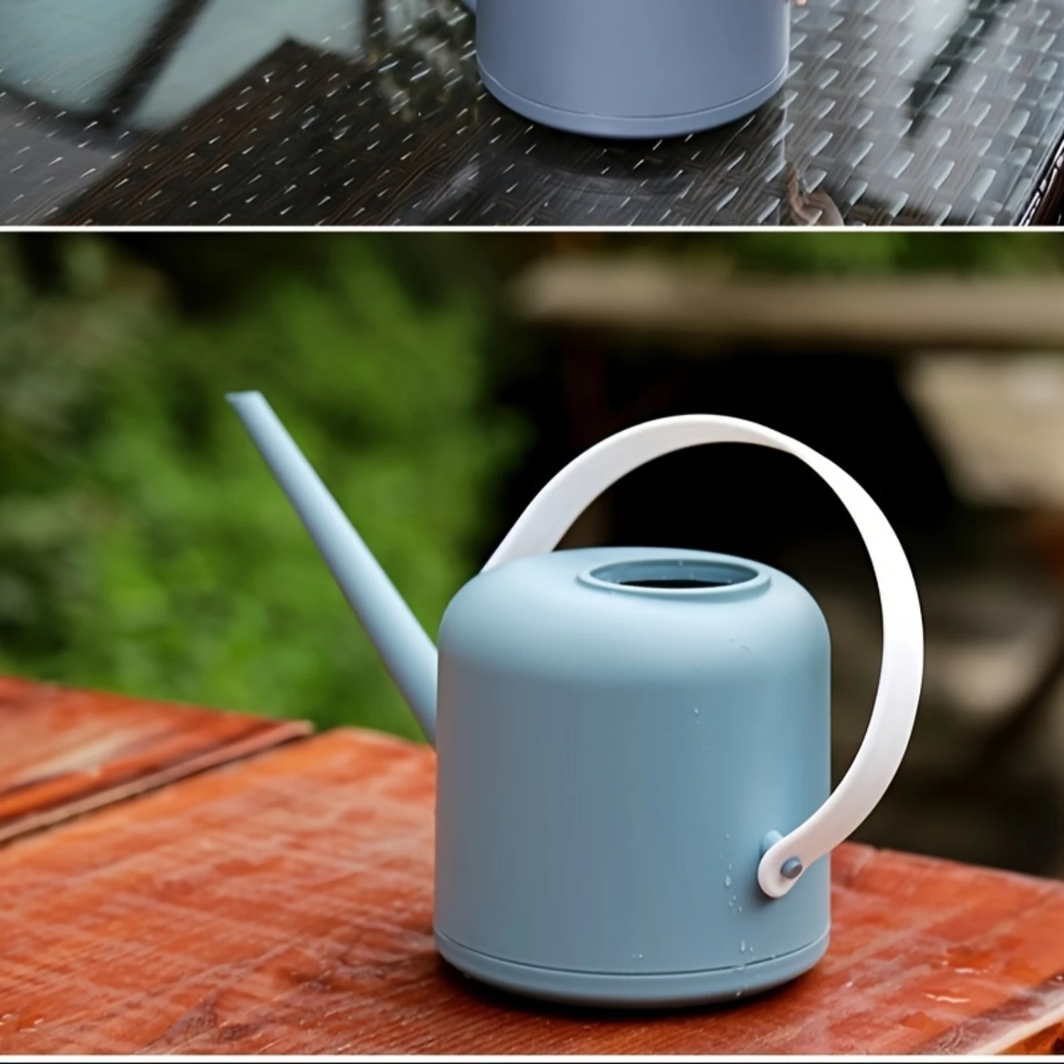 Small Plastic Long Mouth Watering Can for Gardening, 57.48oz Capacity, Ideal for Watering Flowers and Succulents in Household