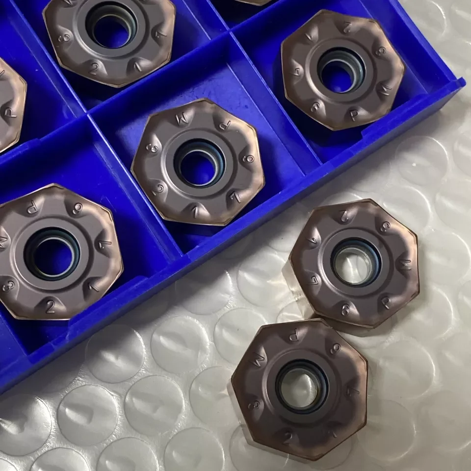 

10PCS NNMU200708ZEN-MP ZM205 NNMU 200708 ZEN-MP Indexable CNC Carbide Inserts Fast Feed Milling Insert For Stainless steel