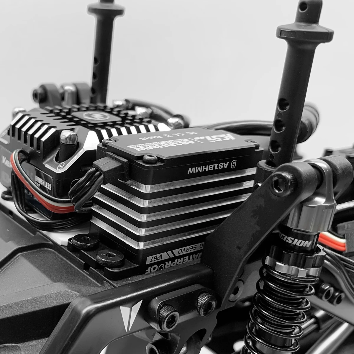 Agfrc a86bhmw a81bhmw 55kg 45kg magnetisches wasserdichtes ip67 bürstenloses digitales rc servo für rc auto crawler boot – Detail 11