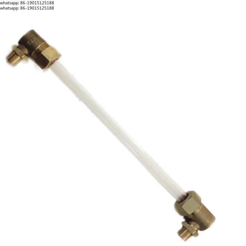 High Temperature Boiler Water Level Gauge - Copper Joint Glass Tube Liquid Level Indicator for Steam Boilers & Pressure Vessels