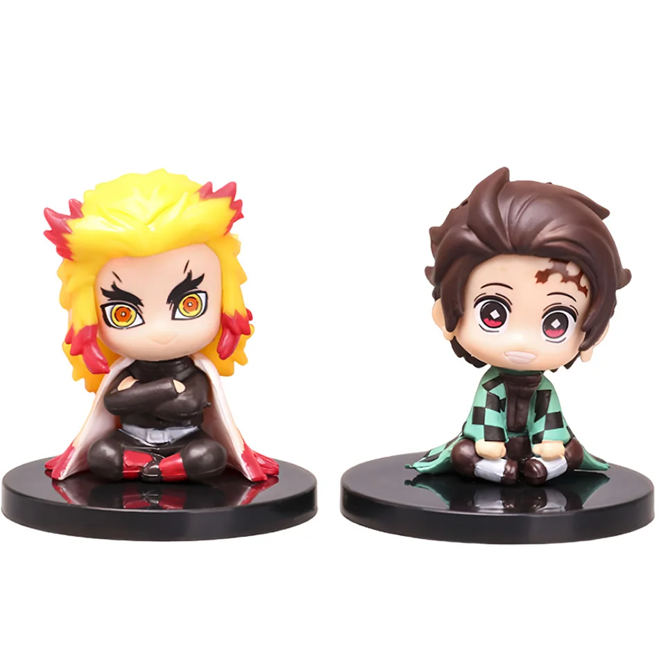 Anime Theater Edition Demon Slayer Kimetsu no Yaiba figurka Kamado Tanjirou Figurka Akcji Agatsuma Zenitsu Nezuko Wojownik Zabawka PVC