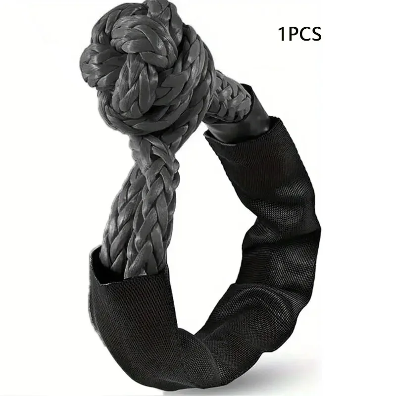 مجموعة استعادة تكبل ناعمة فائقة التحمل - قوة كسر 56,000 رطل، 1/2 بوصة × 22 بوصة، للشاحنات على الطرق الوعرة، ومركبات UTV وATVs