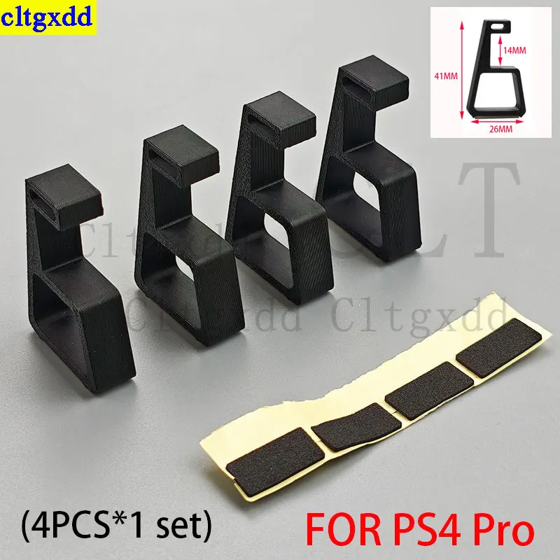 Cltgxdd 1 Set/4Piece Is Suitable FOR PS4 Slim Pro Host Cooling Bracket Cooling Horizontal Bracket Installation Bracket Base Acce