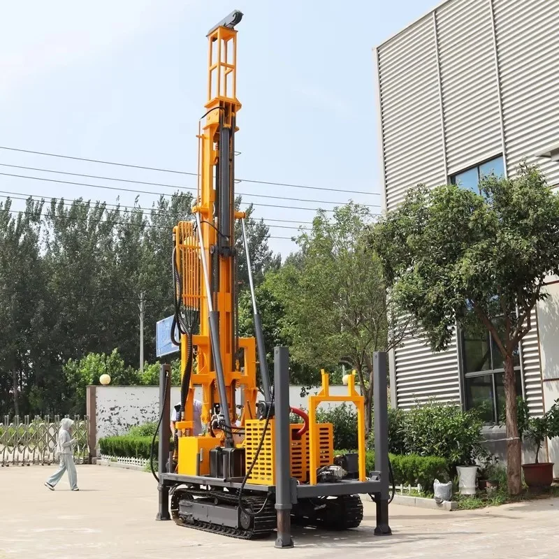 Fully Hydraulic Core Drilling Rig Customized Wheeled Rotary Rotation High Digging Power Mining Machinery