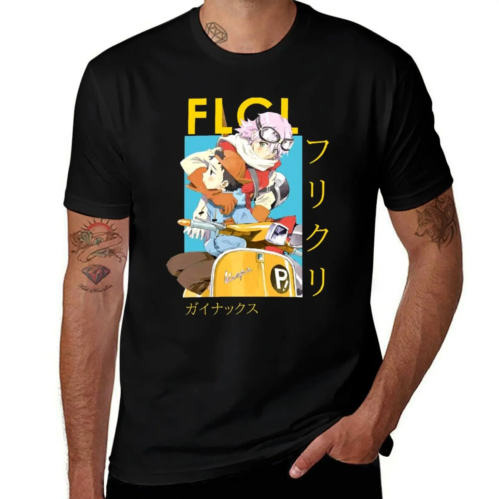 

Flcl Sci-fi T-Shirt cotton t shirts high quality man t shirt cotton t shirts for man graphic tees T-shirt