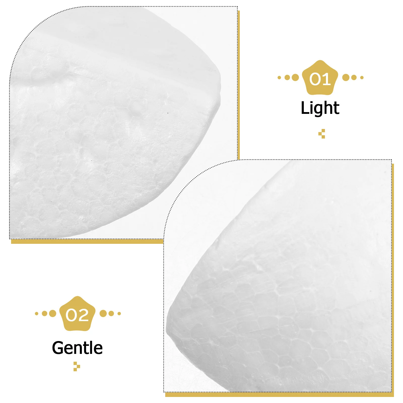 5 قطع من مواد الطلاء اليدوية الفارغة بالبطيخ الأبيض للمشروعات اليدوية والديكورات المصنوعة يدويًا ومستلزمات خفيفة الوزن