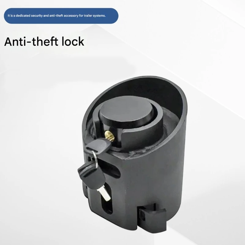 

Anti Theft 2-5/16 Inch Trailer Coupler Lock Weatherproof Anti Rust Design For Outdoor Adventures Towing Safety