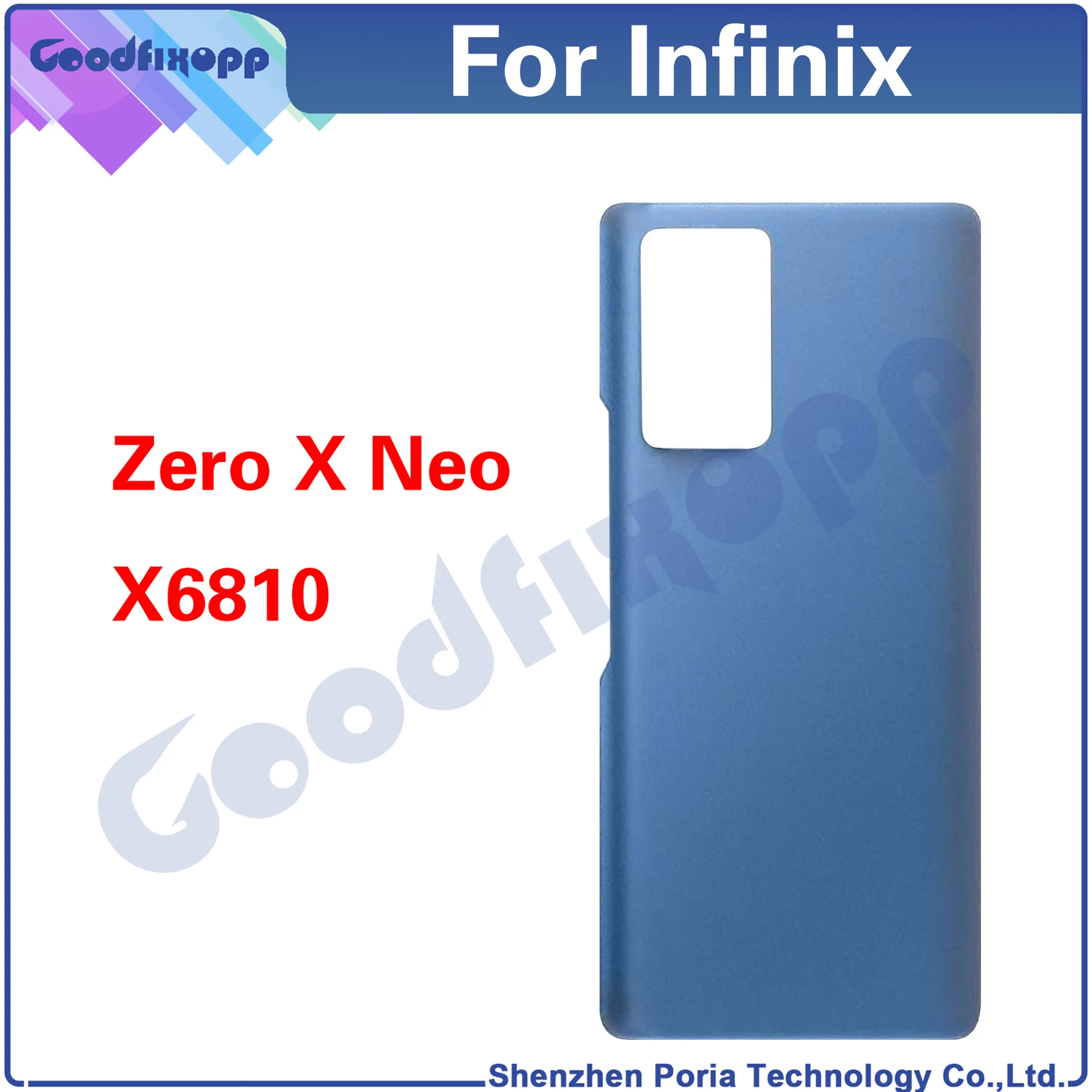 

10PCS For Infinix Zero X Neo X6810 Rear Case Battery Back Cover Door Housing Repair Parts Replacement