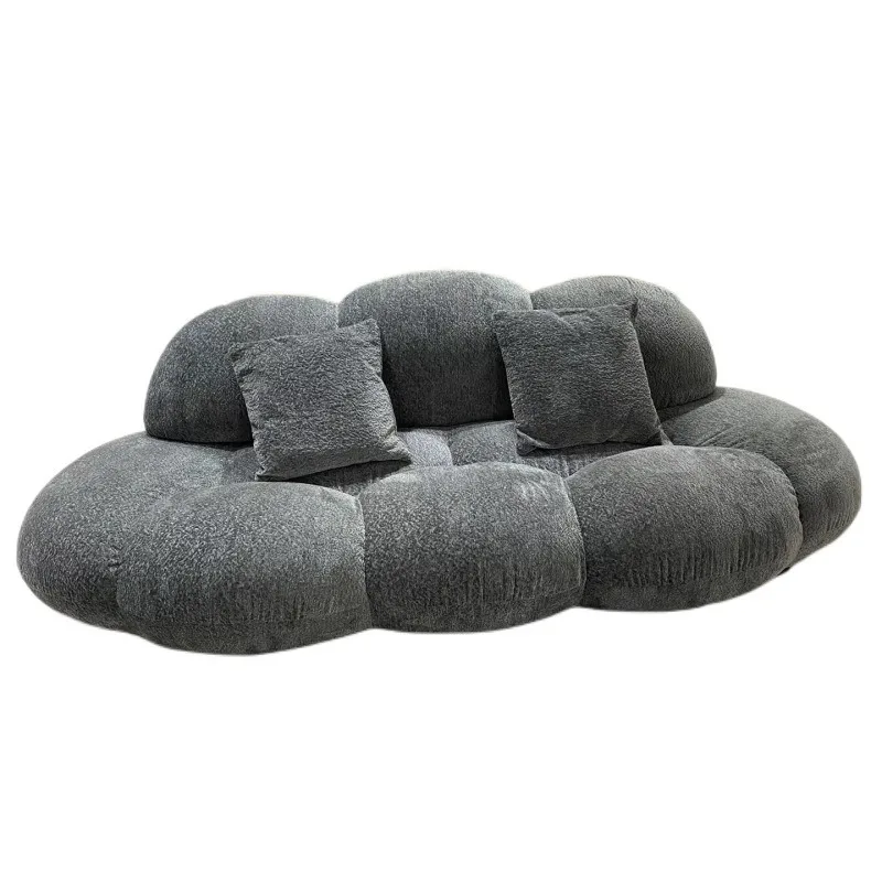 Nordic special-shaped cloud sofa, small apartment living room fabric petal furniture