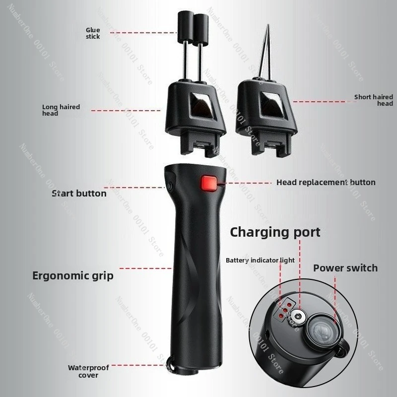 Poultry, Chicken & Duck Feather Removal Tool with Replaceable Parts|Second-Generation Electric Hair Plucking Machine